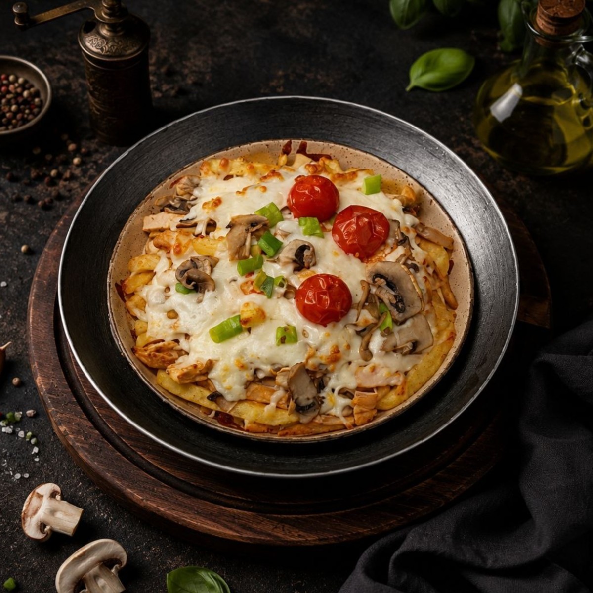 بشقاب سیب پنیر